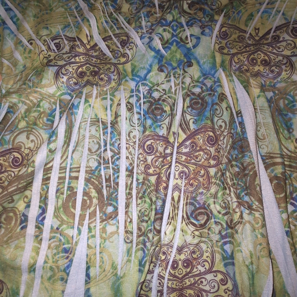 Women's Multicolor Patterned Top - Picture 2 of 3